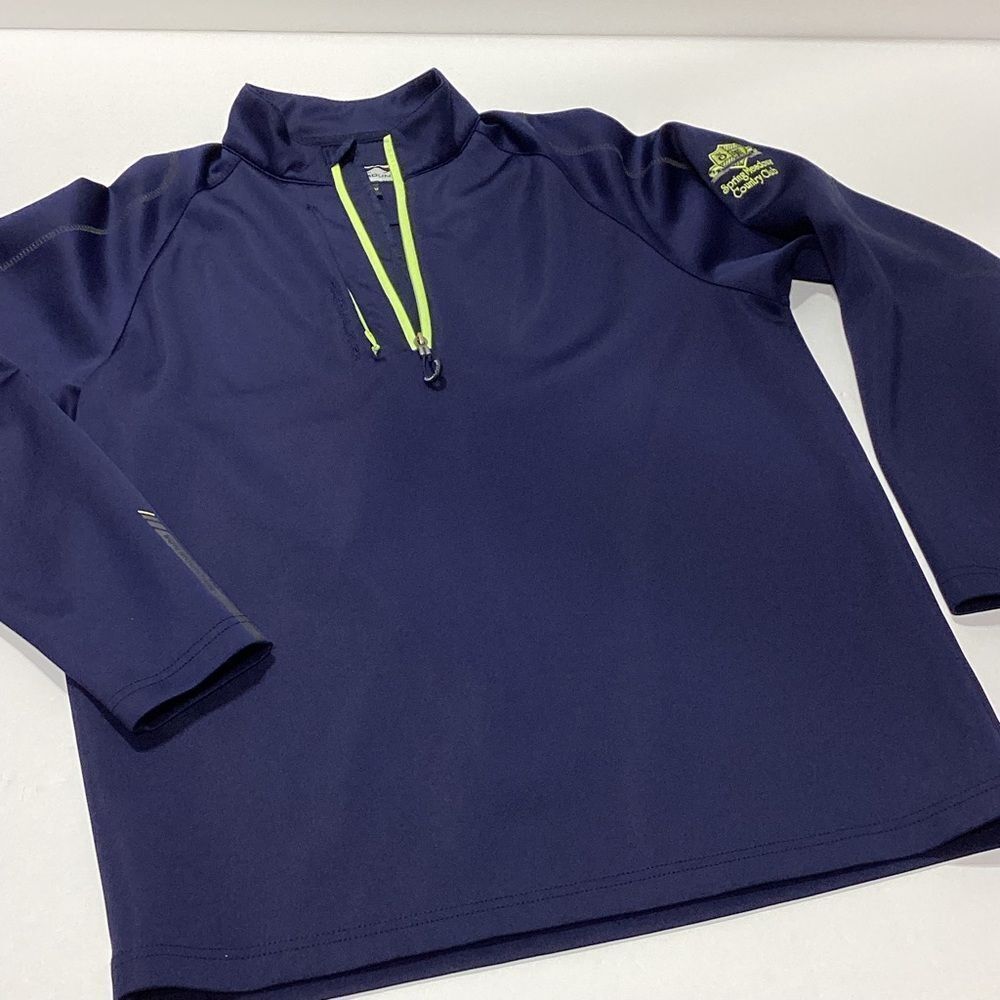 Sun Mountain Quarter Zip Pullover Sweatshirt Thermal Wear Seahawks Color Men’s M